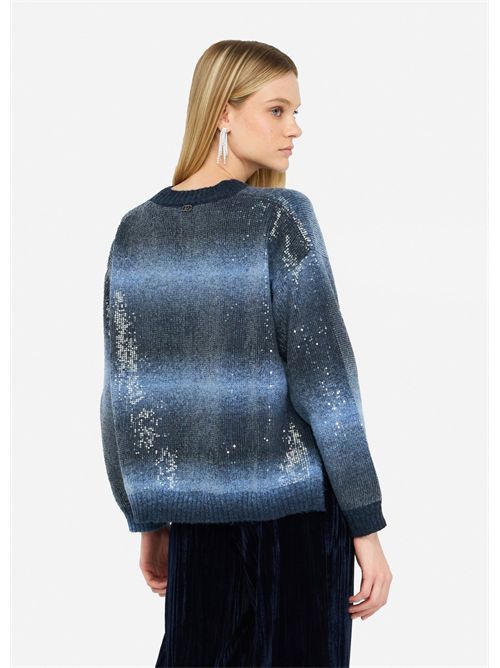 Maglia con paillettes LIU JO | MF5380MA14R/S9473